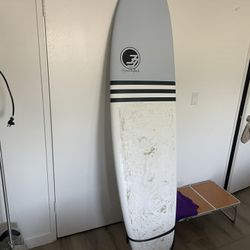 Surf Board - 7.2’ Degree33 Including Leash Cord And Sock