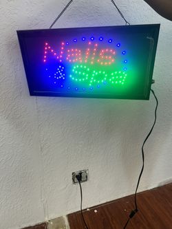 Nail Salon led Sign 