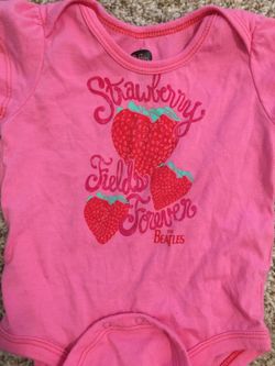Baby girl clothes 6M Beatles onesie