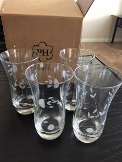 Princess House glass cups