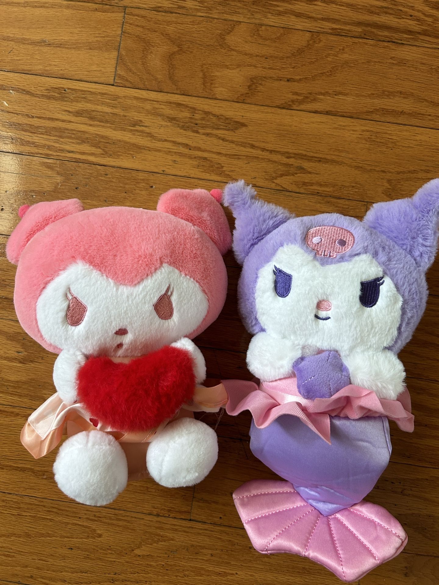 New my melody & Kuromi plush toy bundle