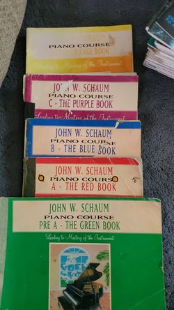 Piano music books