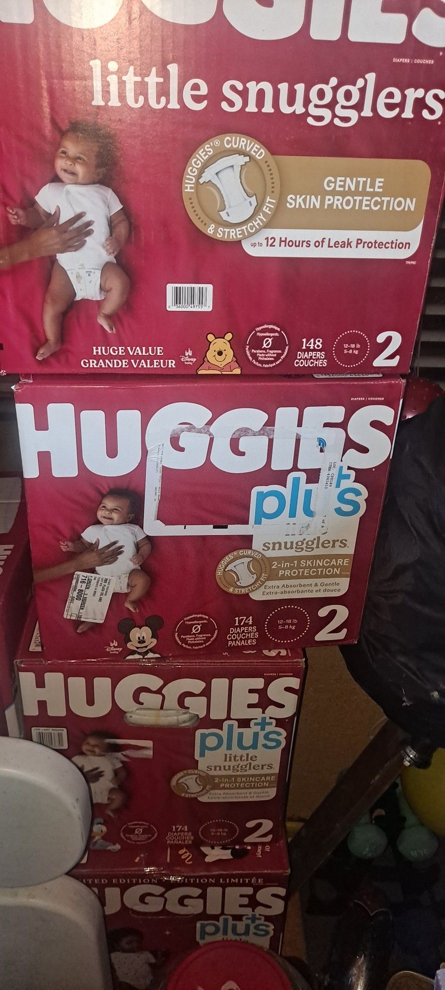 Huggies Size 2 $35 Cada Una Caja