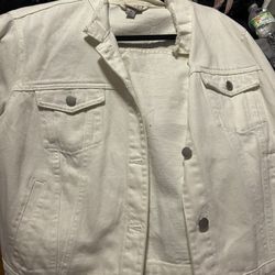 White Jean Jacket 