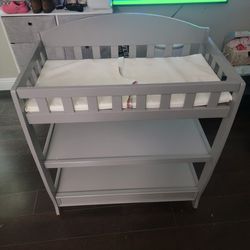 Sturdy Wood Changing Table