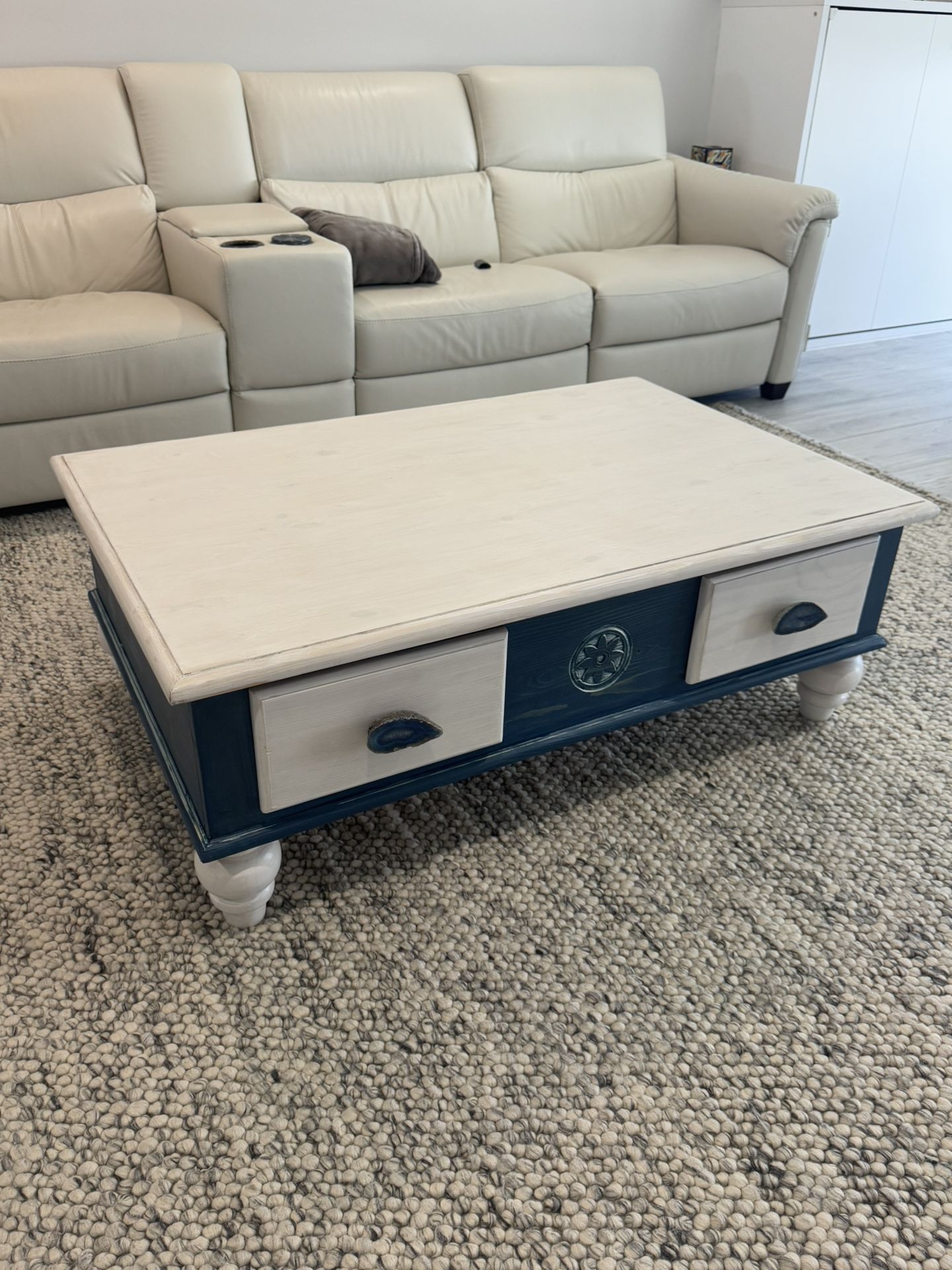 Coastal Coffee table and sofa end tables