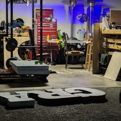 Styrofoam Letters 30x20