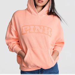  PINK IVY FLEECE CAMPUS FULL-ZIP HOODIE