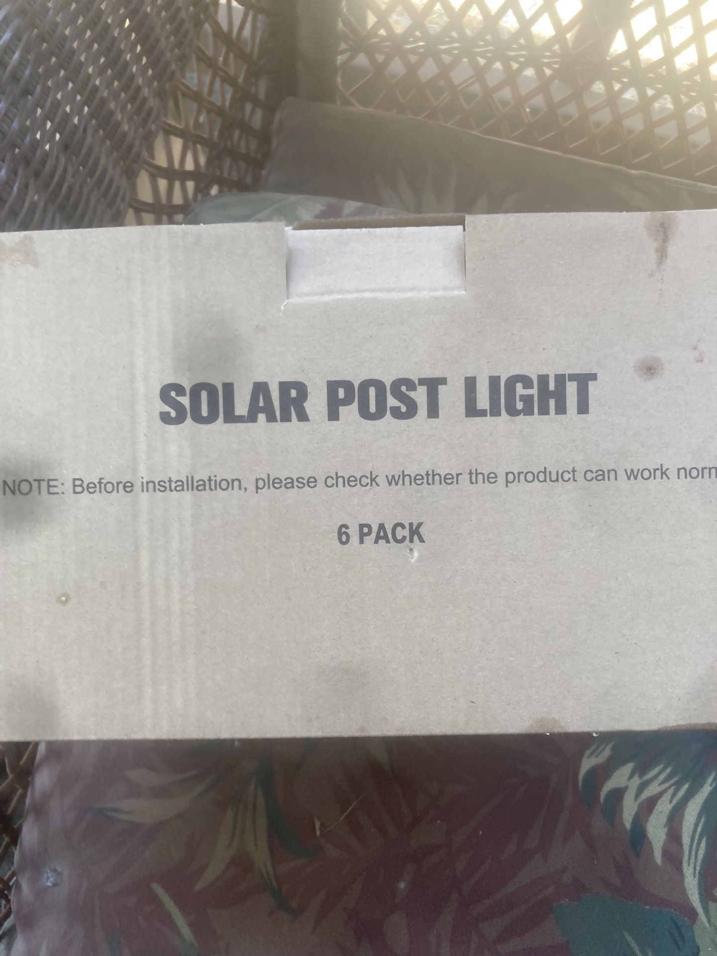 Solar Light Post 