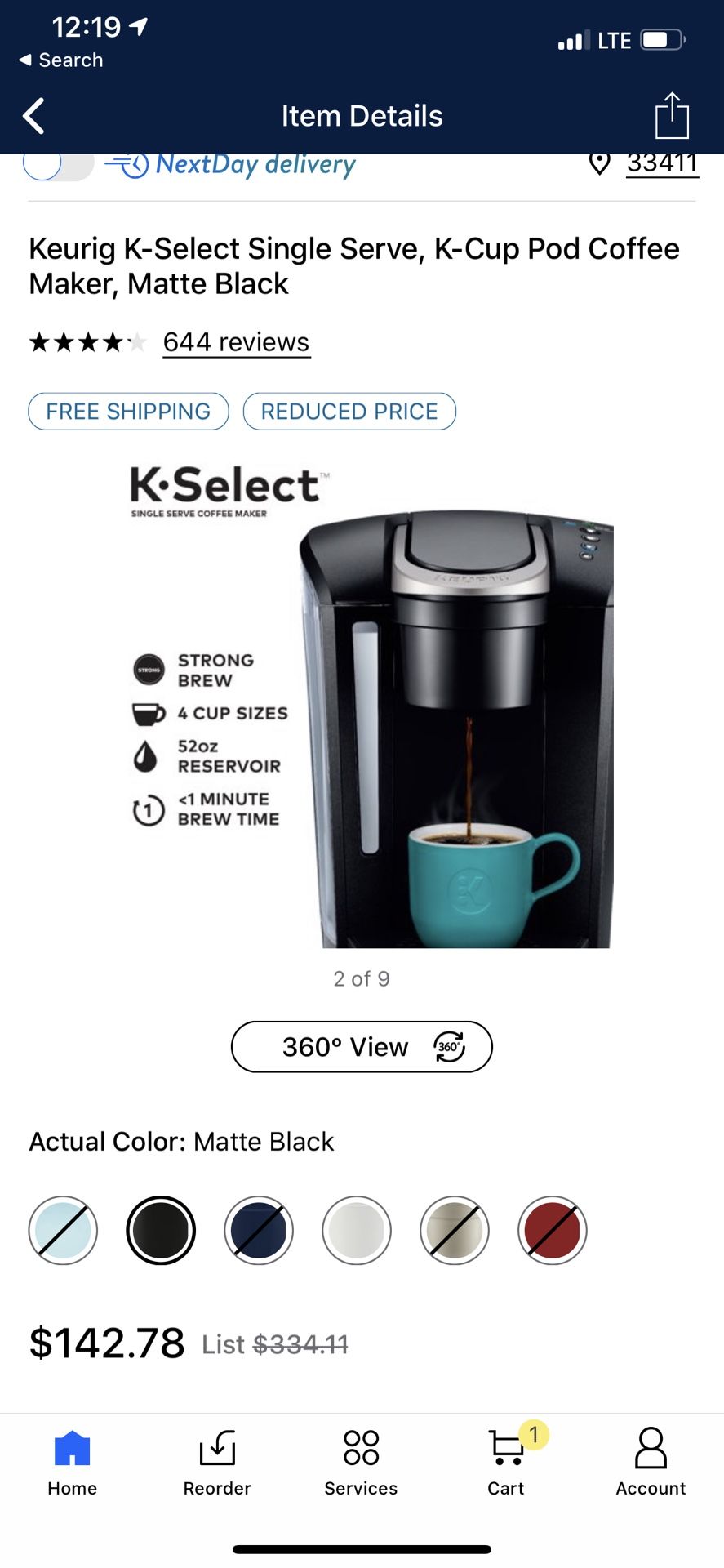Keurig k.select