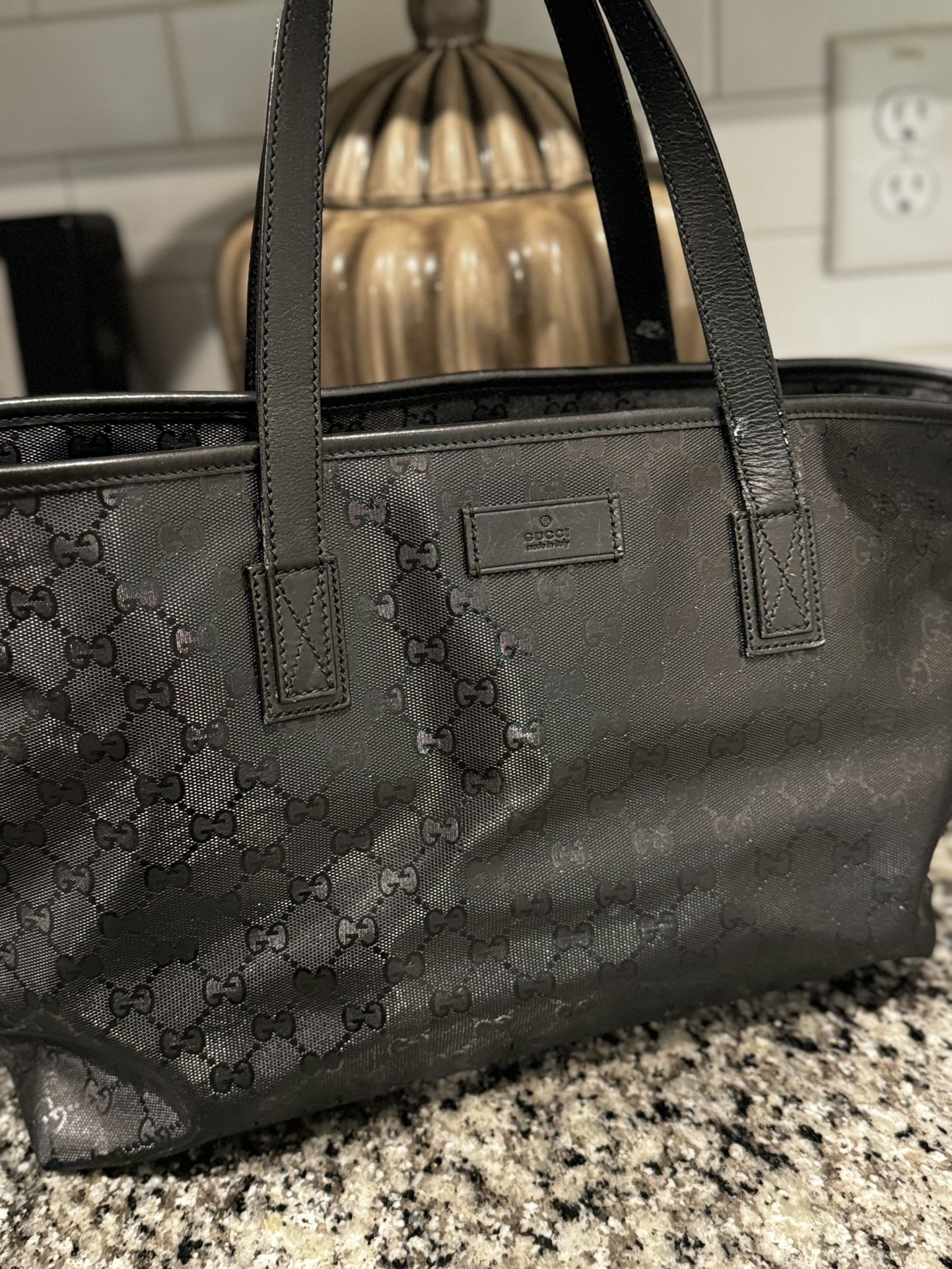 Authentic Gucci Tote Black
