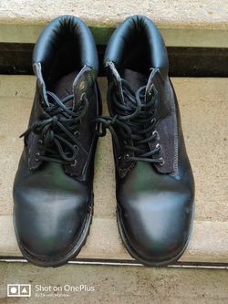 Montana Leather Mens Work Boots Size 9