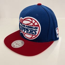 Pre owned Los Angeles clippers snap back Mitchell & ness cap hat