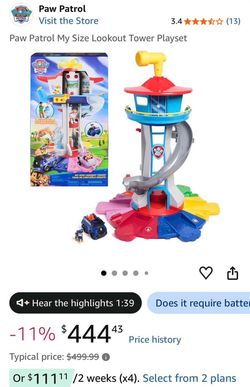 Paw patrol Lookout tower