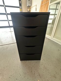 Ikea Alex drawer unit - black