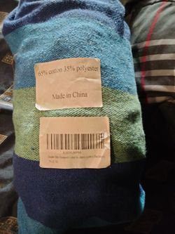  Outdoor Hammock Portable Double 2 Person Canvas Hammocks with Carrying Bag for Camping Travel Yard Garden

