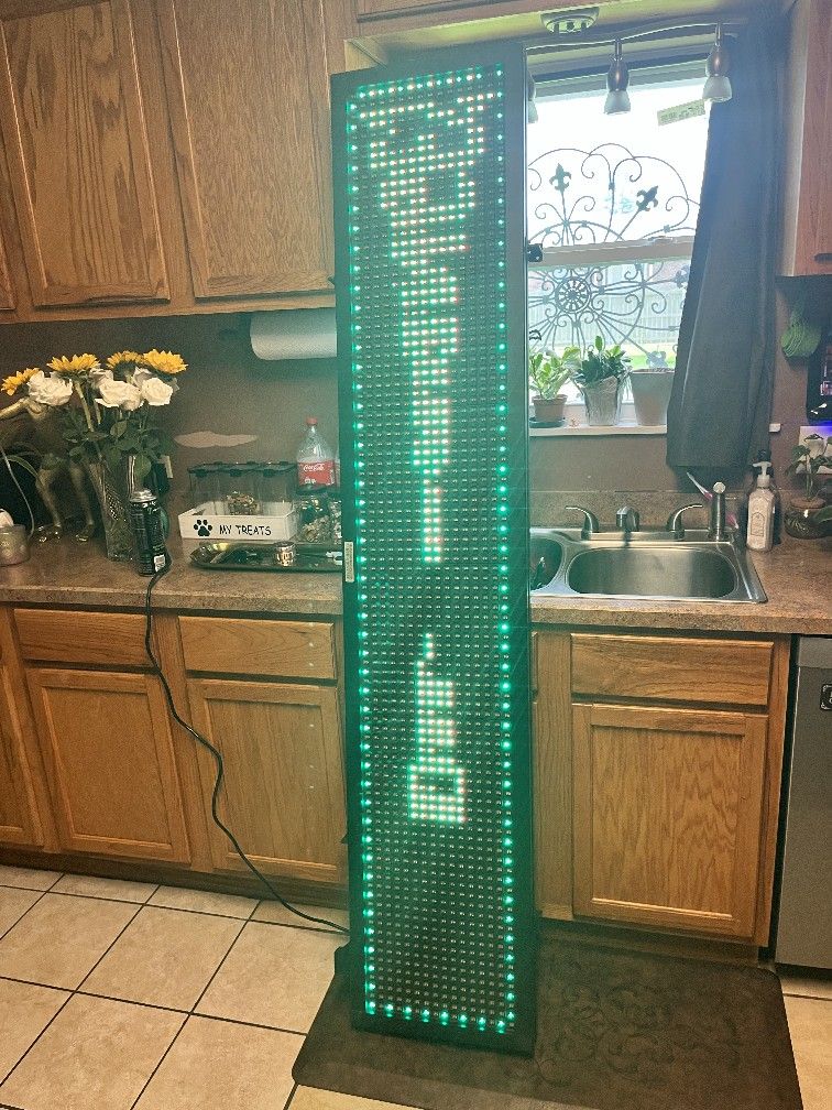 LED SIGN 78" x 16"
