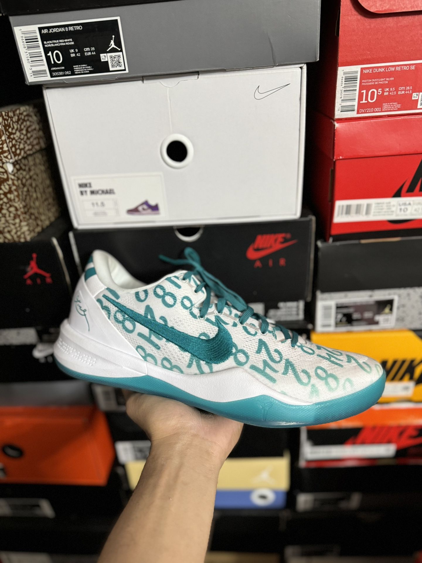 Kobe 8 Protro Radiant Emerald size 12 Close To VNDS