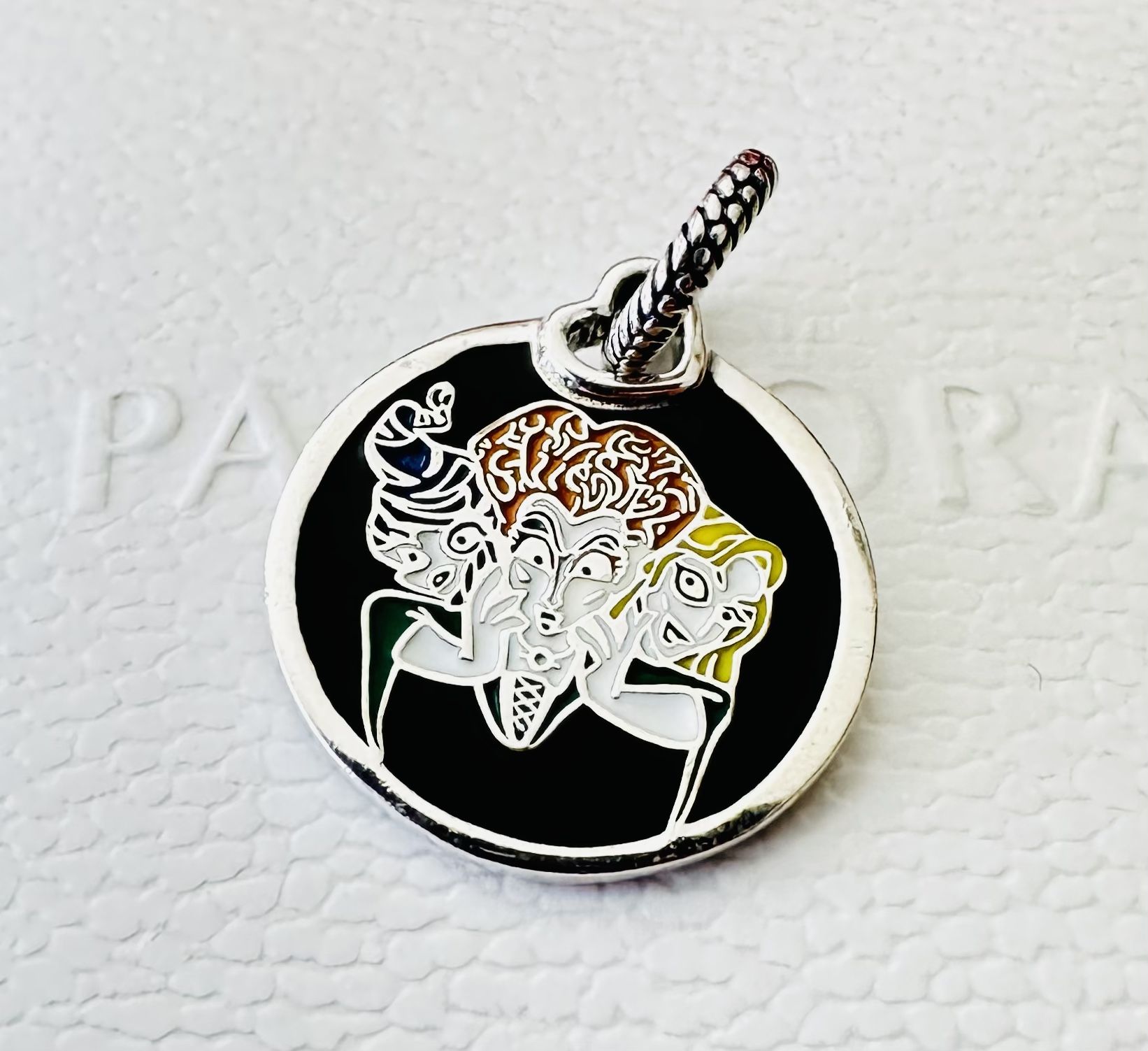 Disney Parks Pandora Hocus Pocus Sanderson Sisters Pandora Charm Halloween 2022 Black + Pandora Gift Box + Tag