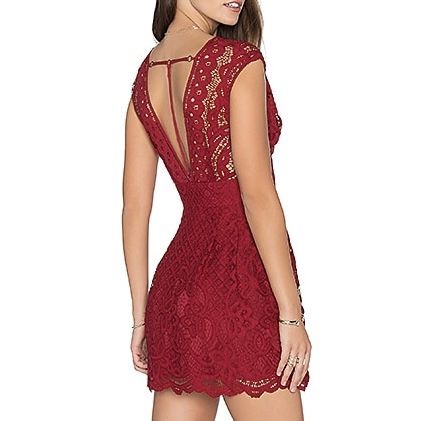 free people one million lovers lace mini dress Free People Size 0 Black Lace One Million Lovers Sleeveless Mini Dress