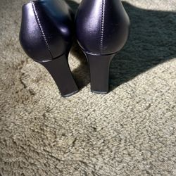Nine West Elizabeth Genuine Dark Purple Pumps