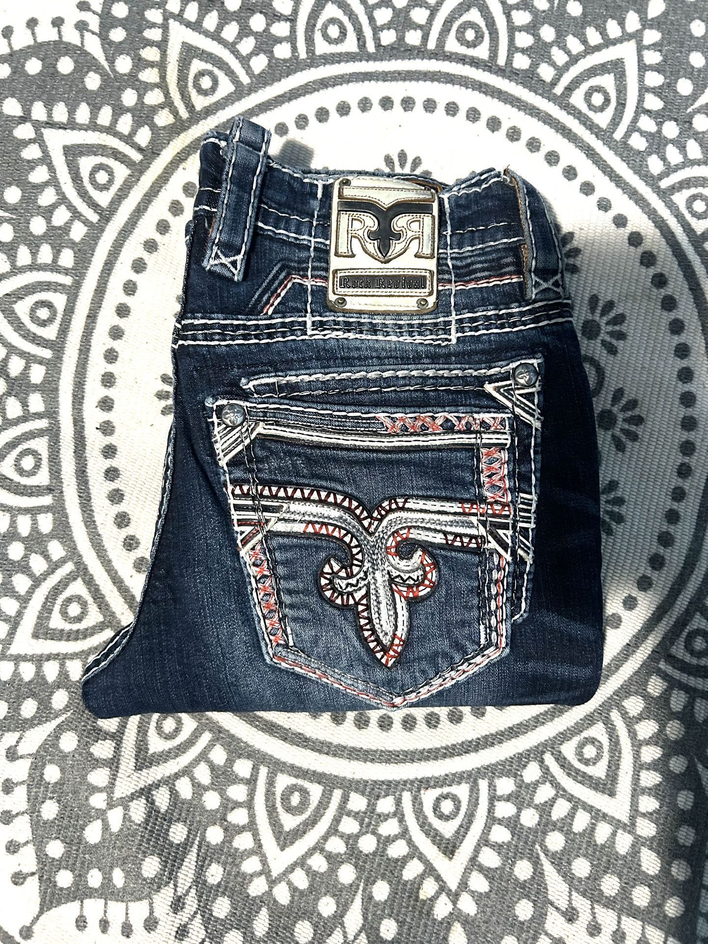 Rock Revival Jean Size 32W X 32L 🕺🏽🔥 Read Description Below ⬇️