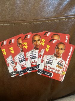 Lewis Hamiltons Rookie Cards Error Cards F1 Racing
