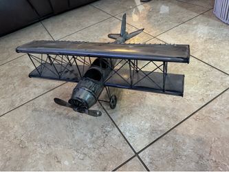 Metal airplane