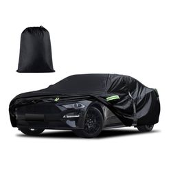 Car Cover Custom Fit for Ford Mustang 1, Chevy Camaro 2010-2025, Waterproof All Weather Full Exterior Cover Rain Hail Sun Protector Car Co