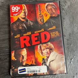 Red Buce Willis Morgan Freeman DVD 2010