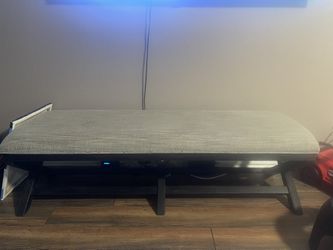 Gray Sitting Bench