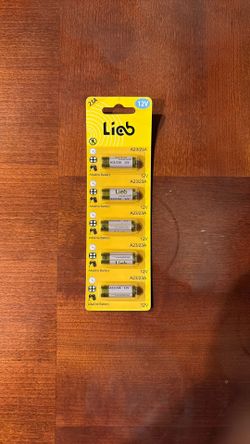 Pack of 5 A23/23A Batteries