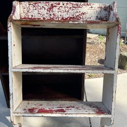 Vintage Distressed Wooden Wall mount Shelf