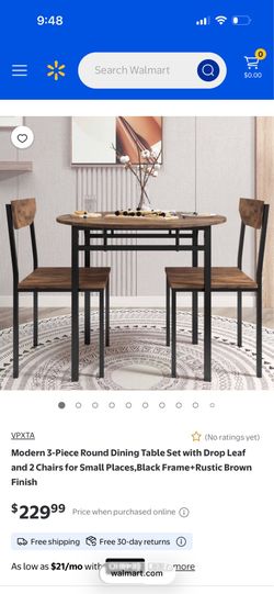 Brand New dining table 2 chairs