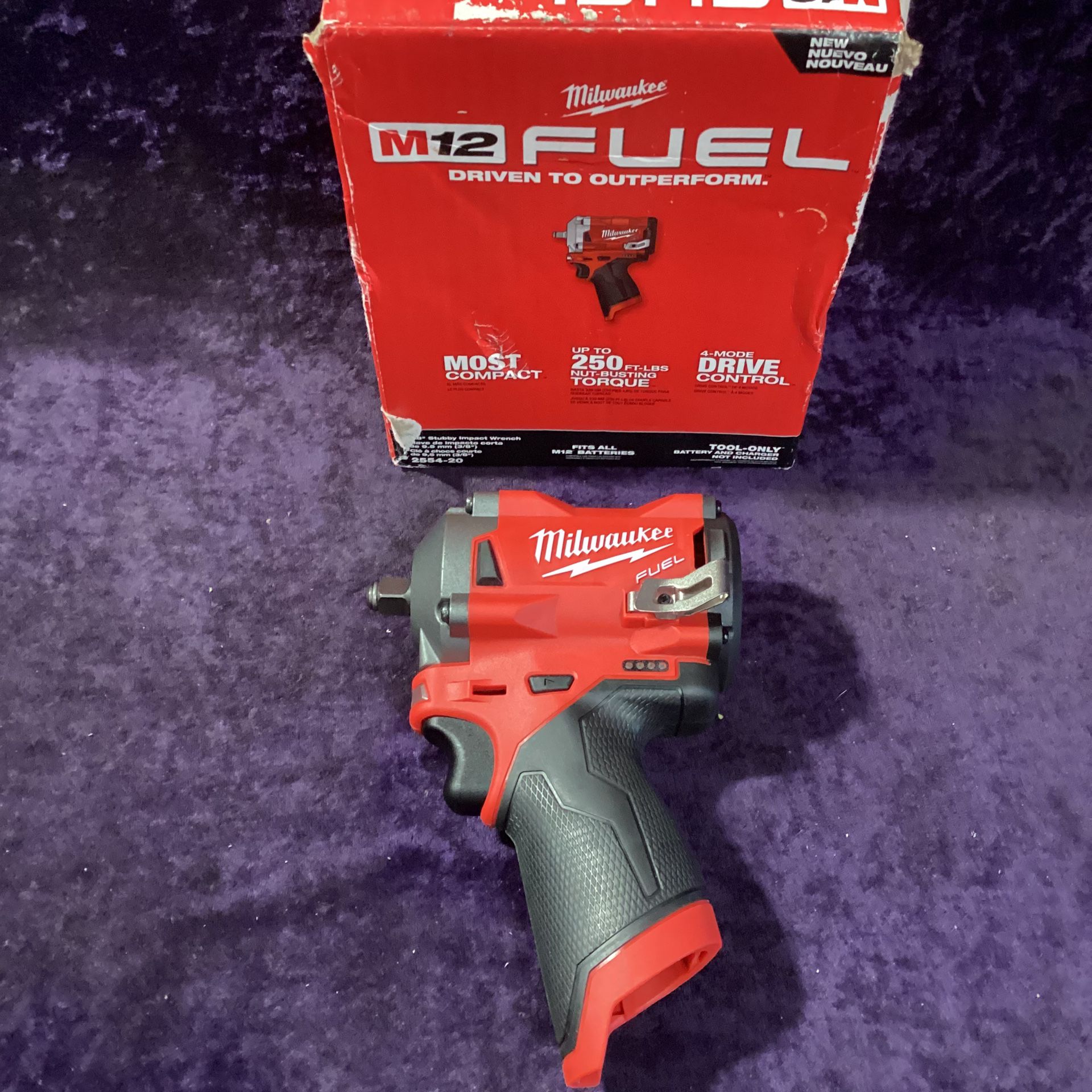 🧰🛠Milwaukee M12 FUEL Brushless Stubby 3/8” Impact Wrench NEW!(Tool-Only)-$160!🧰🛠