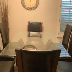 Dining Table It is 72  Long By 42 Wide And 31  High Comes With 8 Chairs 