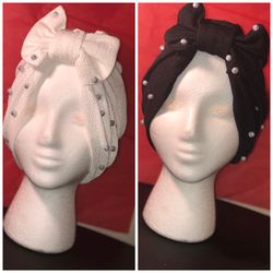 Beautiful pearl bonnets