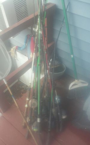 Photo Really nice fishing poles fish ect