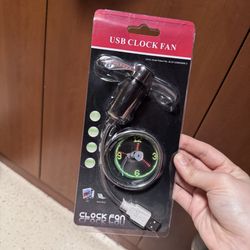 USB Clock Fan