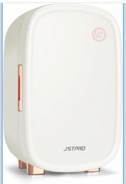 Skincare Fridge 12 Liter, Beauty Fridge for Comestic storage 10°C/50°F + Intelligent Constant Temperature Control Mini Refrigerator, White Compact Cos