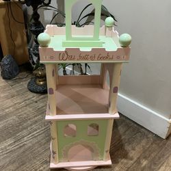 Kids Rotating Bookshelf / Princess Book Tower – 36” Tall