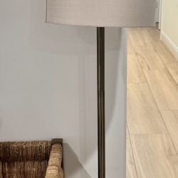 Pottery Barn Brass Forsyth Metal Floor Lamp (61")