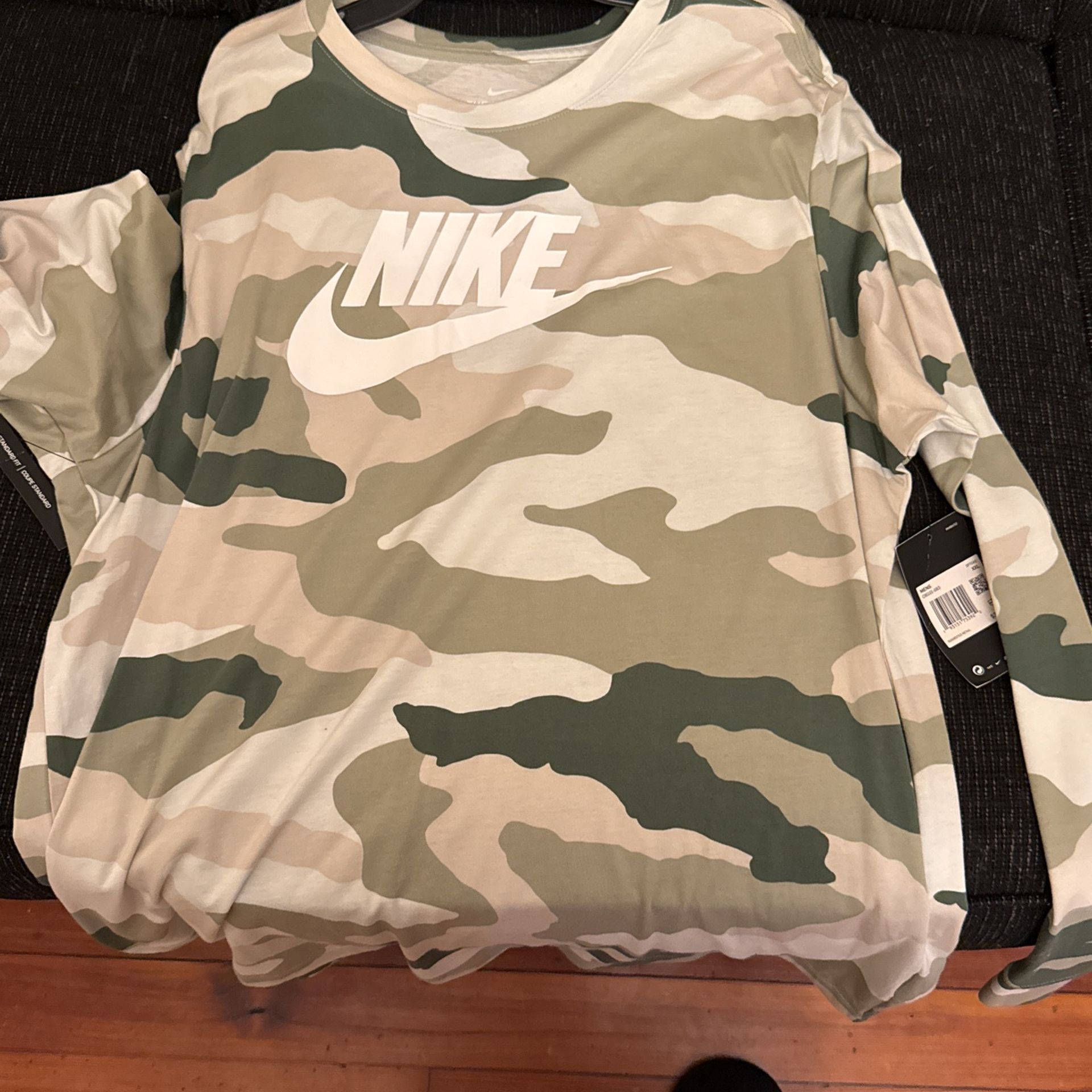 Nike Camo Long Sleeve Shirt