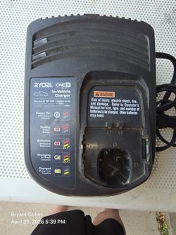 Ryobi ONE+ 18V In-Vehicle Charger