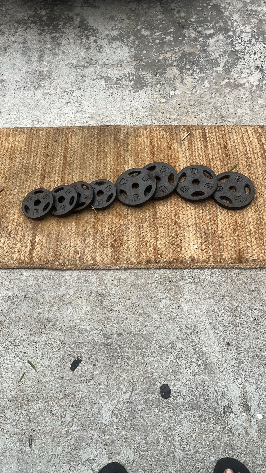 Barbell weights