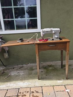 Vintage PFAFF 260 Sewing Machine Desk