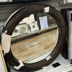 Brand New Rachel Zoe Cowhide Mirror 