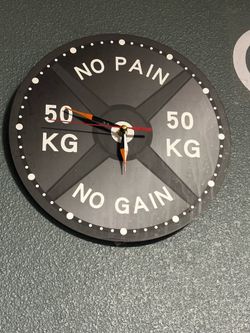 No Pain No Gain Clock