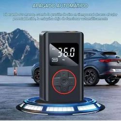 Tire Inflator Portable Air Compressor, Cordless Air Pump for Car Tires, 150PSI Portable Tire Inflator, LCD Dual Screen, Electric Pumps for Car Bike Mo