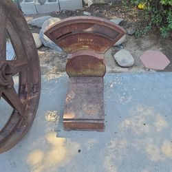 Old Antique Metal Scale 